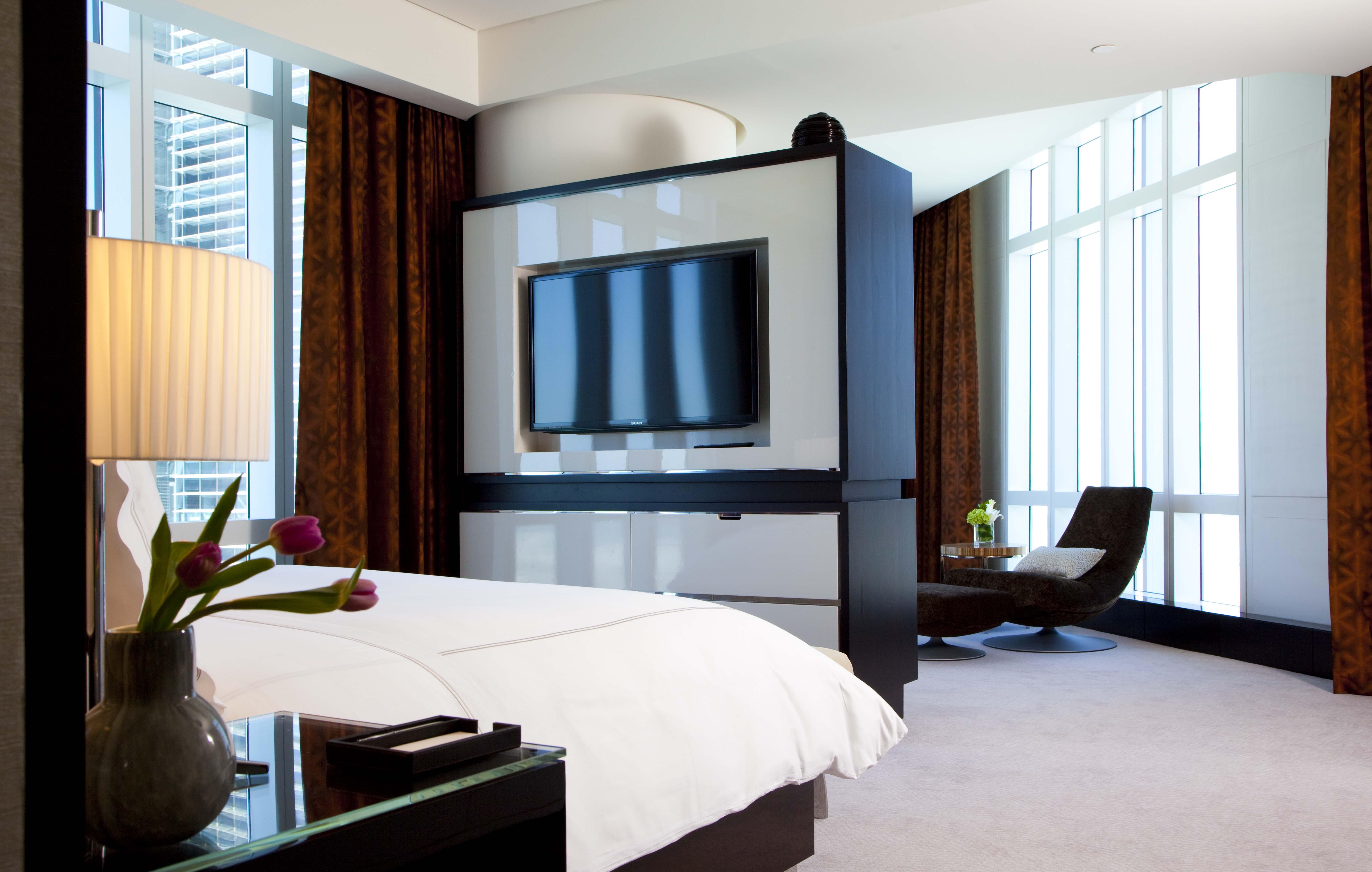 โรสวูดโฮเต็ลอบูดาบี Hotel อาบูดาบี ภายนอก รูปภาพ A bedroom at the Mandarin Oriental, Singapore